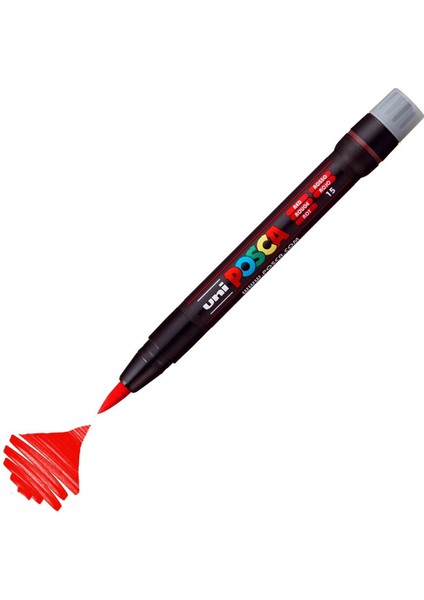 Posca Marker PCF-350 Brush 0.1-10 mm Red