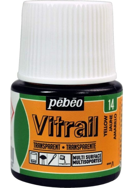 Vitrail Cam Boyası 45ML - 14 Yellow modelleri