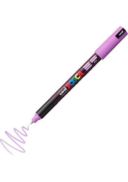 Posca Marker Pc-1mr Ultra Fine 0.7mm Lavender