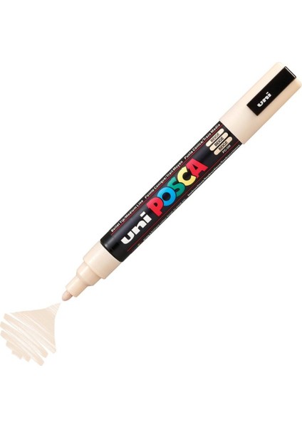 Posca Marker Pc-5m Medium 1.8-2.5 mm Beige
