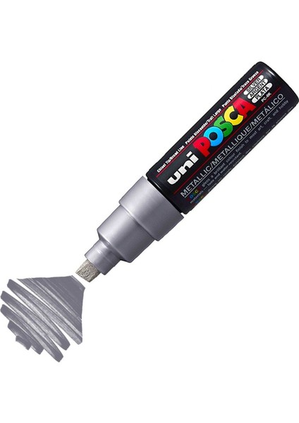 Posca Marker Pc-8k Bold 8.0 mm Silver