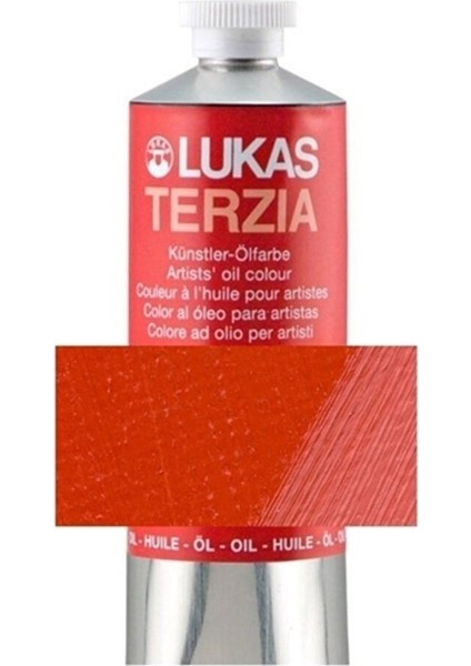 Terzia Yağlı Boya 37 ml 563 Vermilion Kırmızısı