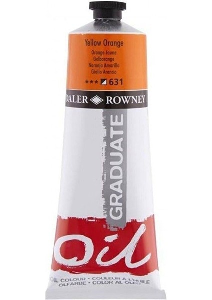 Daler Rowney Graduate Yağlı Boya Yellow Orange 200 ml N 631