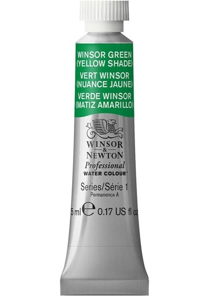 Professional Sulu Boya 5ml Winsor Green (Yellow S) 721 S.1