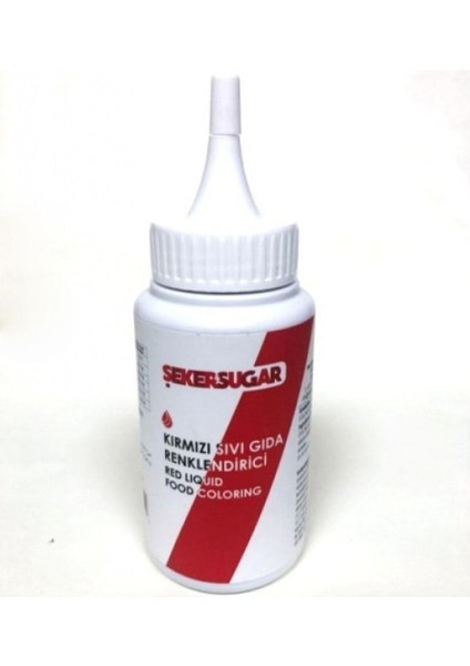 Şeker Sugar Kırmızı Sıvı Gıda Boyası 150 ml