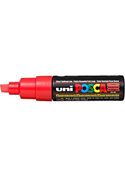 Posca Marker Pc-8k Bold 8.0 mm Fluorescent Red modelleri