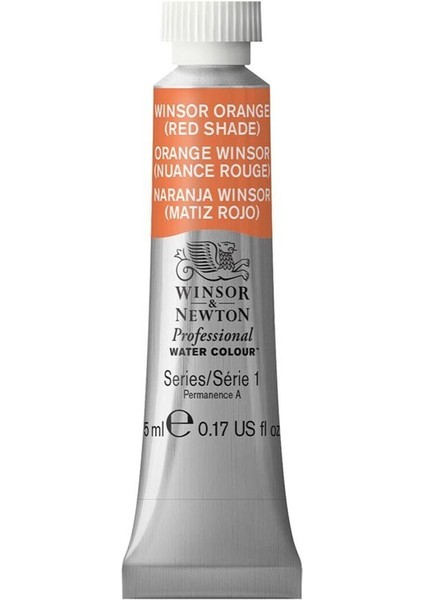 Professional Sulu Boya 5ml Winsor Orange (Red Shade) 723 S.1