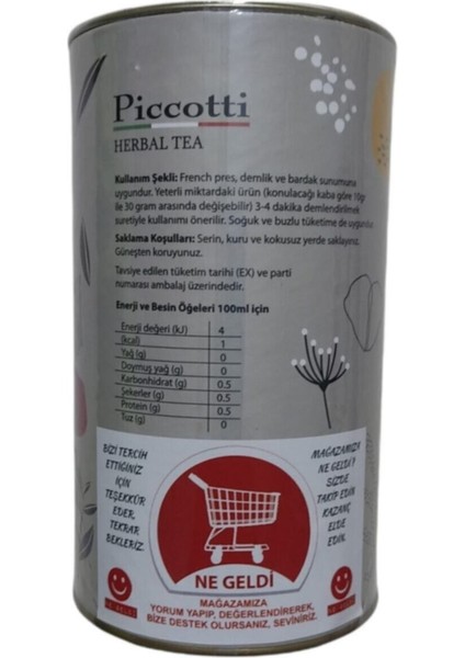 Herbal Orman Meyveli Çay Özel Teneke Kutu 300 gr fiyatları