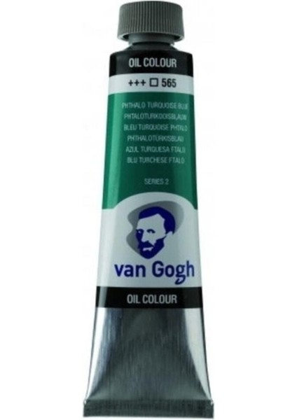 Van Gogh Yağlı Boya 40 ml 565 Phthalo Turquoise Blue