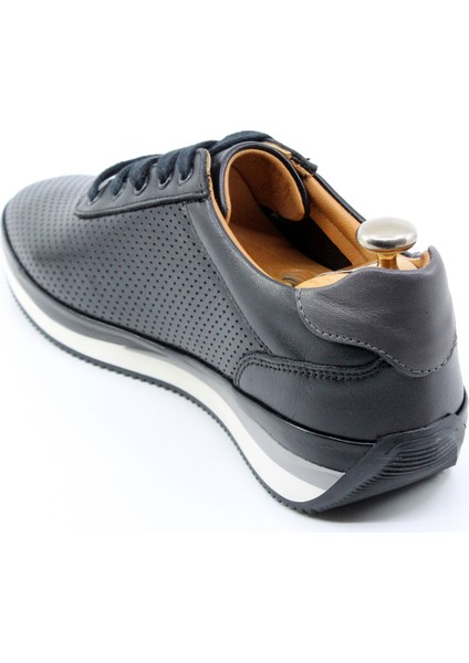 Deri Siyah Bağcıklı Erkek Sneakers & Spor Ayakkabı 01721 fırsatları