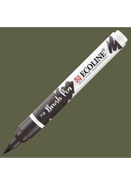 Ecoline Brush Pen Fırça Uçlu Kalem 718 Warm Grey