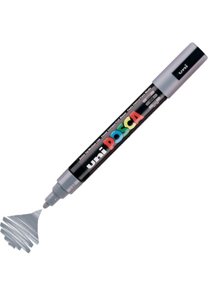 Posca Marker Pc-5m Medium 1.8-2.5 mm Grey