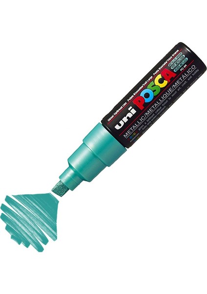 Posca Marker Pc-8k Bold 8.0 mm Metallic Green