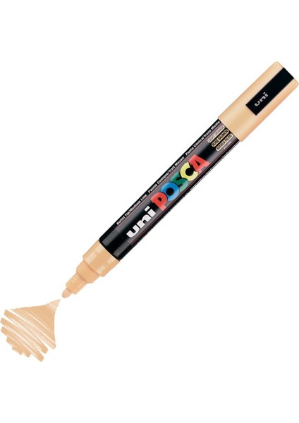 Posca Marker Pc-5m Medium 1.8-2.5 mm Light Orange