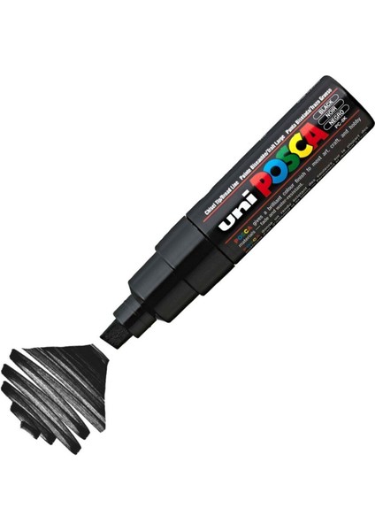 Posca Marker Pc-8k Bold 8.0 mm Black