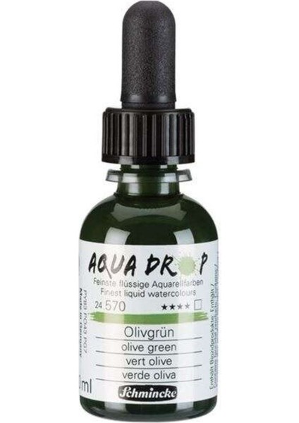 Aqua Drop Sıvı Sulu Boya 30 ml Olive Green