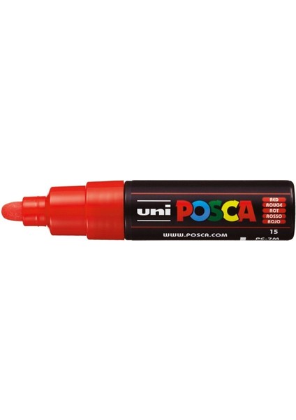 Posca Marker Pc-7m Bold 4.5-5.5 mm Red modelleri