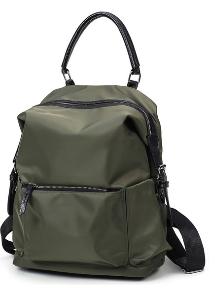 Büyük Kapasiteli Naylon Kumaş Kadın Çantası Moda Sırt Çantası Orta Okul Öğrencisi Okul Çantası Kadın Sırt Çantası (Yurt Dışından)