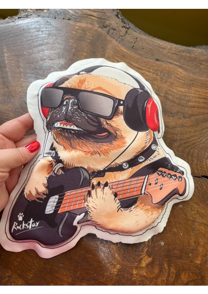 Sünger Gözlüklü Köpek Arma Dikiş Aplike 24X23 cm