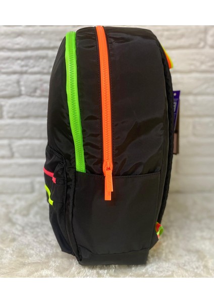 Magic Dreams Color Zipper Okul Çantası ve 3 Gözlü Kalemlik 2'li Set