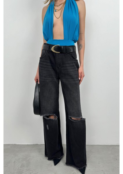 Geniş Paça Lazer Detay Jean fiyatları