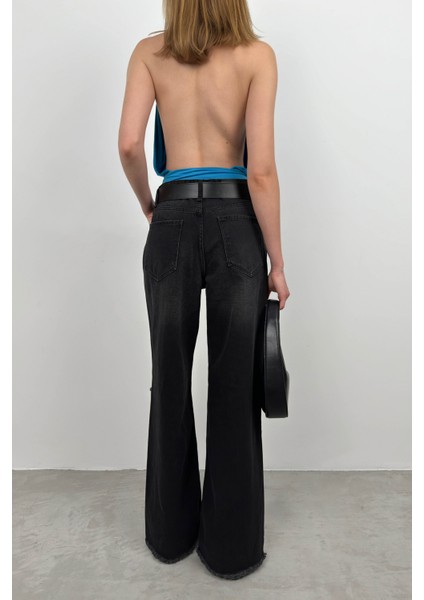 Geniş Paça Lazer Detay Jean indirimleri