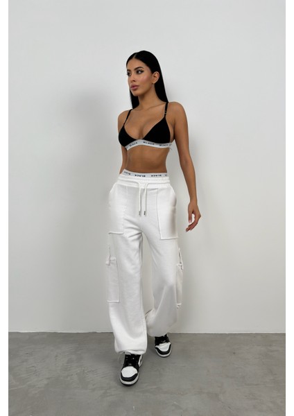 Paça Lastikli Kargo Cep Eşofman Altı