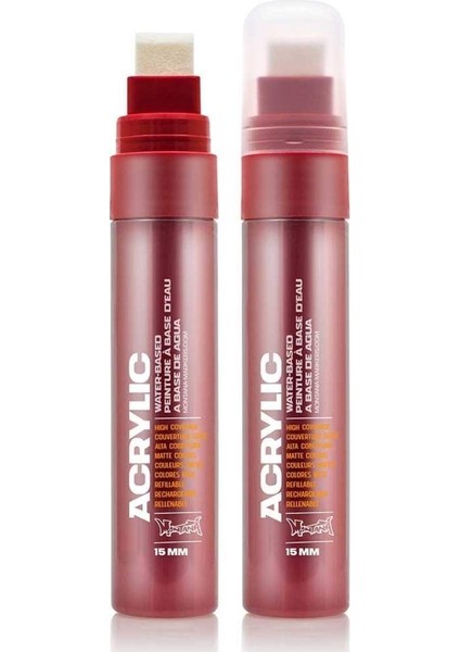 Akrilik Markör Standart Uç 15MM Shock Kent Blood Red S3020