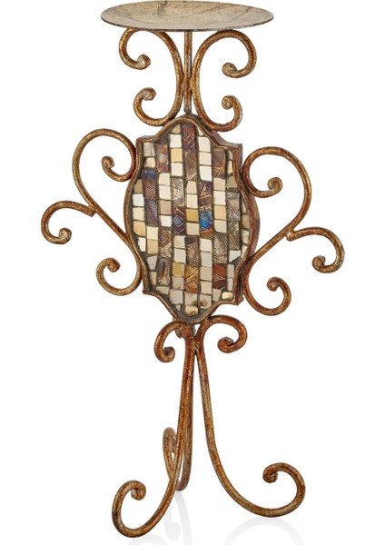 Seta Mosaic Şamdan Küçük 33 cm