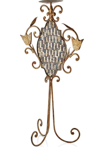 Seta Mosaic Yer Şamdanı 76 cm