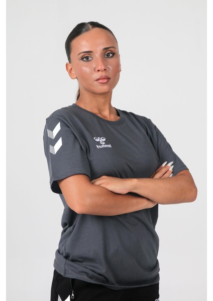 Armin Pamuklu Bisiklet Yaka Tişört Antrasit modelleri