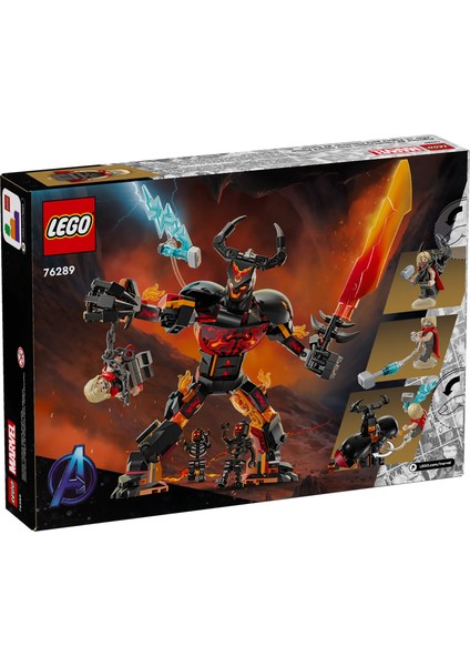Marvel 76289 Thor Vs. Surtur Construction Figure modelleri