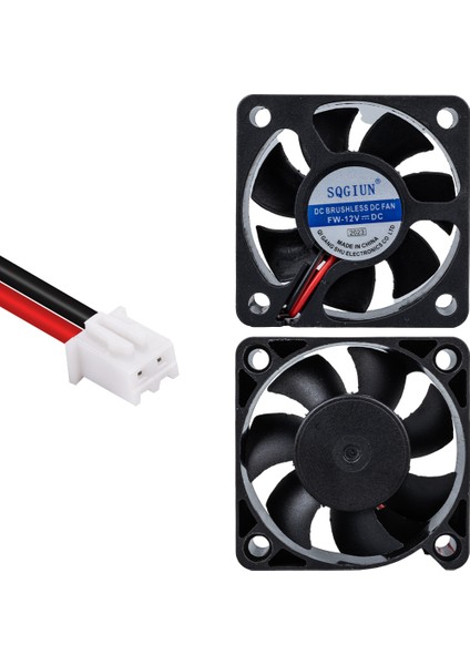 Robotrend IC-216 50X50X15MM 12 Volt 2 Pin Fırçasız Dc Kasa Fan