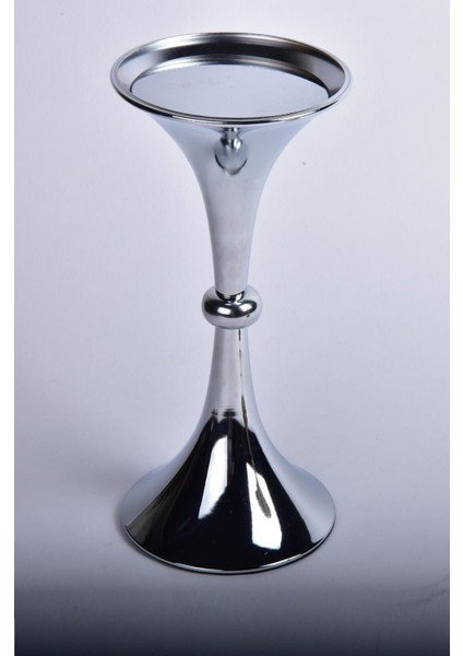 Seta Regina Mumluk Trumpet Büyük Sılver 37X15 cm