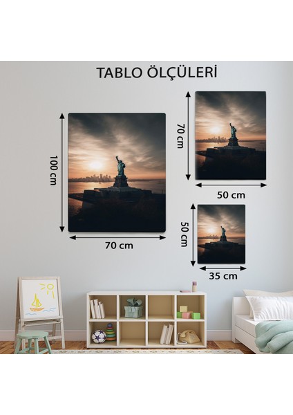 Özgürlük Heykeli Dekoratif TABLO-TBL1296