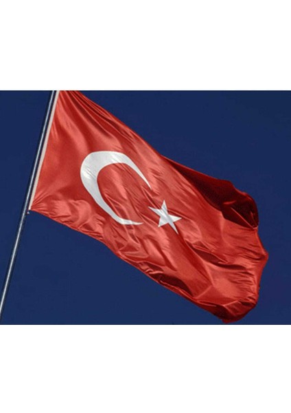 150X225 Raşel Kumaş Türk Bayrağı