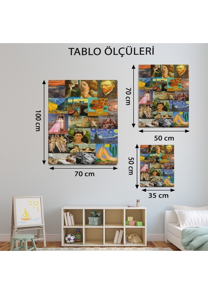Ünlü Resim Kolajı TABLO-TBL1308 modelleri