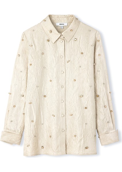 Dokulu ve Işlemeli Gömlek modelleri