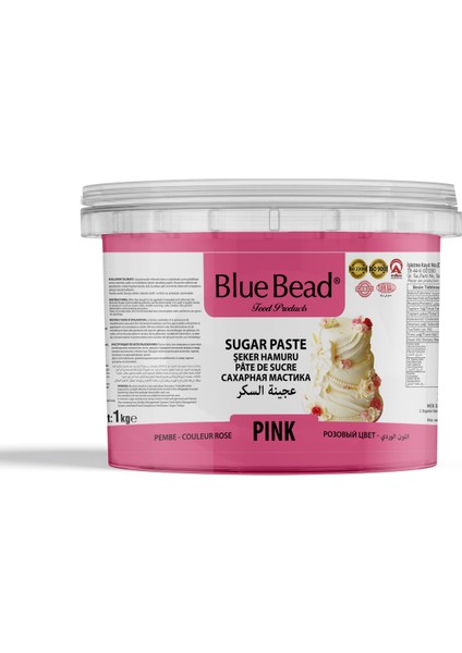 Pembe Şeker Hamuru 1 kg