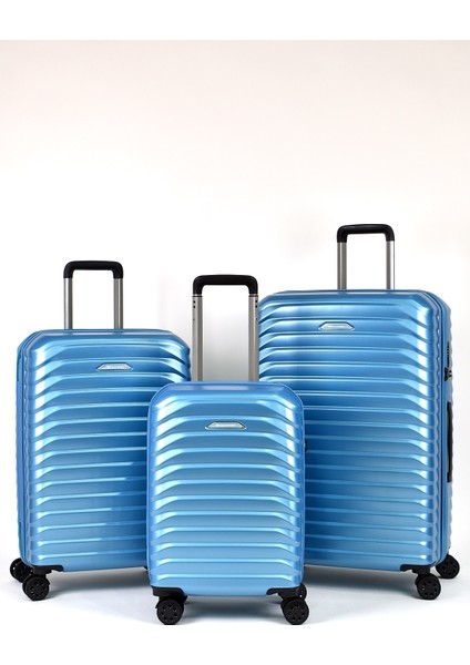 Francesco Ferellino 3'lü Valiz Seti Pc Kırılmaz Valiz Seti 10724TO