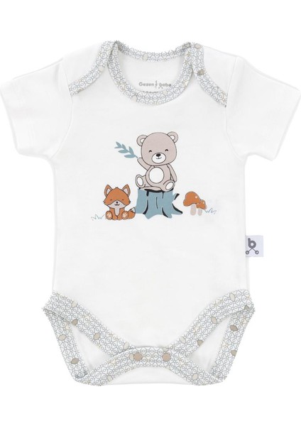 Hero Bebekler İçin Kısa Kol Body Teddy(Organik)