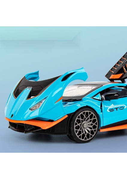 1:24 Lamborghini Huracan Sto Alaşım Araba Modeli Oyuncak Süs (Yurt Dışından)