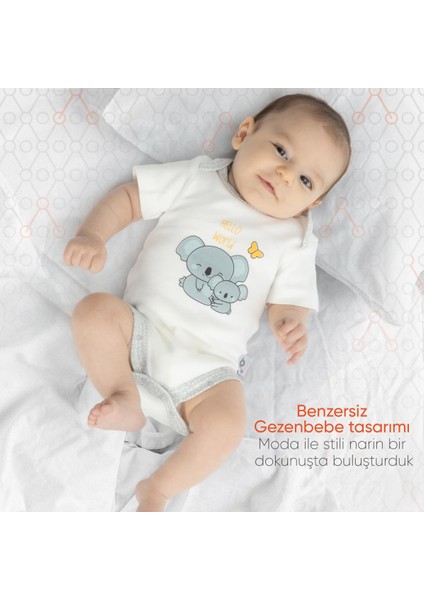 Hero Bebekler İçin Kısa Kol Body Bunny