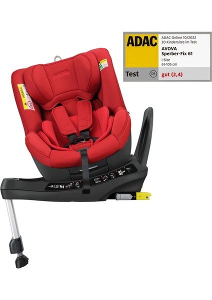 Sperber Fix I-Size 360° Dönebilen Isofixli ve Isıp Korumalı 0-18 kg Oto Koltuğu