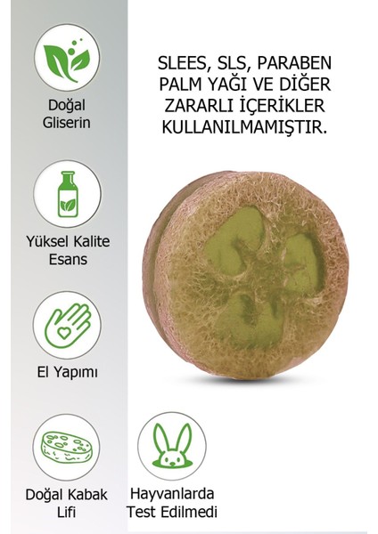 Doğal Kabak Lifli Argan Sabunu 130 gr fiyatları