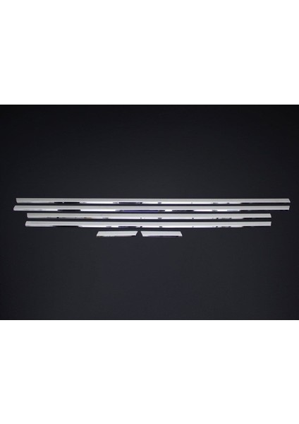 Alminox Oto Honda Civic Sd Cam Çıtası 6 Parça Paslanmaz Çelik 2006 > 2011