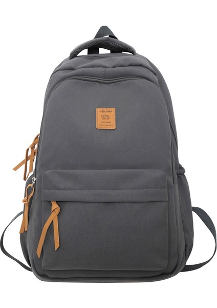 Büyük Kapasiteli Sırt Çantası, Erkekler ve Kadınlar, Üniversite Öğrencileri ve Ortaokul Çantaları Için Basit ve Şık Seyahat Çantası (Yurt Dışından)