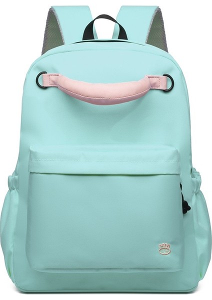 Gündelik Büyük Kapasiteli Sırt Çantası, Basit Bayan Üniversite Öğrencisi Seyahat Çantası, Ortaokul ve Lise Öğrencisi Okul Çantası (Yurt Dışından)