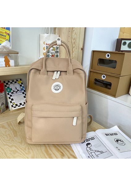 Kolej Tarzı Ortaokul Öğrencisi Okul Çantası Orta Okul Öğrencisi Üniversite Öğrencisi Rahat Sırt Çantası Kız Sırt Çantası (Yurt Dışından)