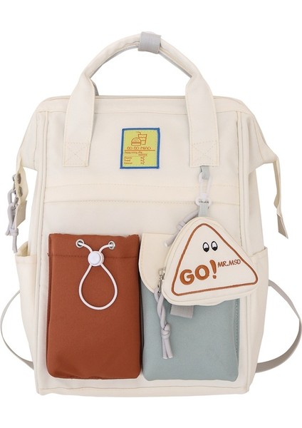 Kızlar Okul Çantası Büyük Kapasiteli Hafif Sırt Çantası Kadın Üniversite Öğrencisi Okul Çantası Seyahat Sırt Çantası (Yurt Dışından)